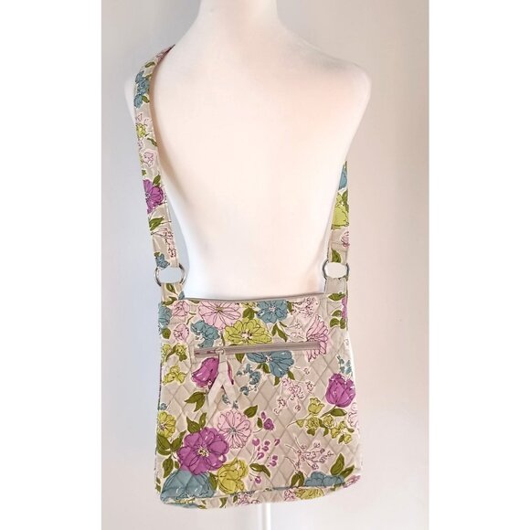 Vera Bradley Hipster Crossbody Bag Heather Pattern Quilted Purse Excellent - Picture 10 of 14